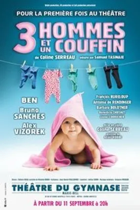Affiche officielle du film 3 hommes et un couffin (2018) en French - HDLight - Regarder en streaming sur GauloisFlix