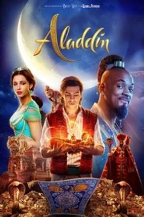 Affiche officielle du film Aladdin (2019) en TrueFrench - HDLight - Regarder en streaming sur GauloisFlix