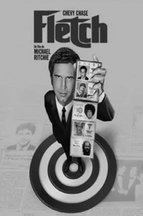 Affiche officielle du film Fletch aux trousses (1985) en TrueFrench - HDLight - Regarder en streaming sur GauloisFlix