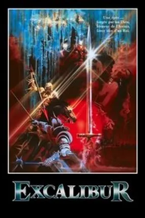 Affiche officielle du film Excalibur (1981) en French - Regarder en streaming sur GauloisFlix