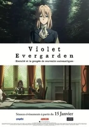 Affiche officielle du film Violet Evergarden : Éternité et la Poupée de Souvenirs Automatiques (2019) en French - HDLight - Regarder en streaming sur GauloisFlix