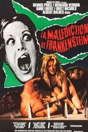 Affiche officielle du film La Malédiction de Frankenstein (1973) en TrueFrench - HDLight - Regarder en streaming sur GauloisFlix