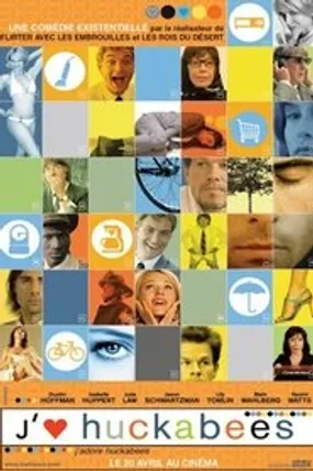 Affiche officielle du film J'adore Huckabees (2004) en French - Regarder en streaming sur GauloisFlix