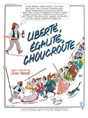 Affiche officielle du film Liberté, égalité, choucroute (1985) en TrueFrench - HDLight - Regarder en streaming sur GauloisFlix