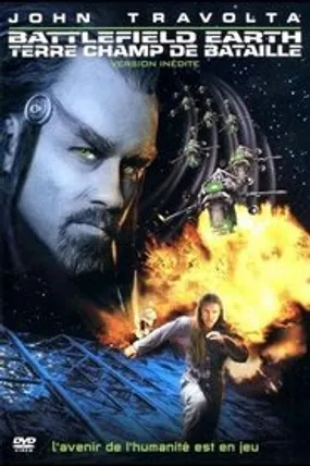Affiche officielle du film Battlefield Earth : Terre, champ de bataille (2000) en French - DVDRIP - Regarder en streaming sur GauloisFlix
