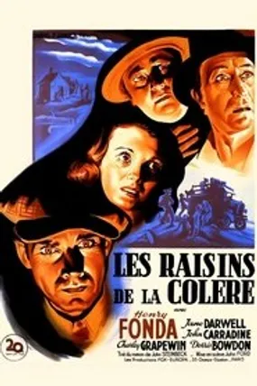 Affiche officielle du film Les Raisins de la colère (1940) en TrueFrench - HDLight - Regarder en streaming sur GauloisFlix