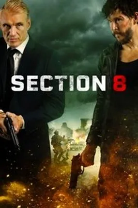 Affiche officielle du film Section 8 (2022) en French - HDLight - Regarder en streaming sur GauloisFlix