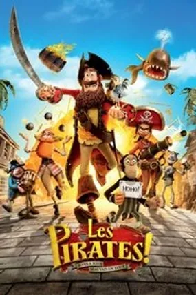 Affiche officielle du film Les Pirates ! Bons à rien, mauvais en tout (2012) en TrueFrench - HDLight - Regarder en streaming sur GauloisFlix