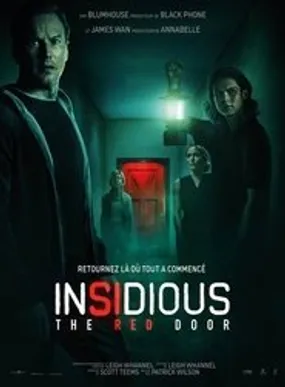 Affiche officielle du film Insidious : The Red Door (2023) en TrueFrench - HDLight - Regarder en streaming sur GauloisFlix