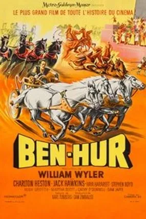 Affiche officielle du film Ben-Hur (1959) en TrueFrench - HDLight - Regarder en streaming sur GauloisFlix