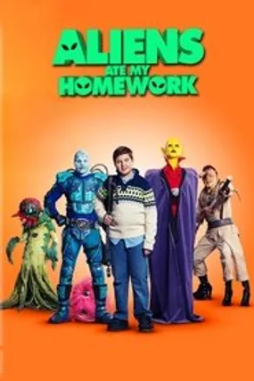 Affiche officielle du film Aliens Ate My Homework (2018) en French - Regarder en streaming sur GauloisFlix