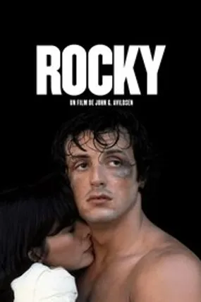 Affiche officielle du film Rocky (1976) en TrueFrench - HDLight - Regarder en streaming sur GauloisFlix