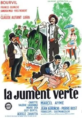 Affiche officielle du film La Jument verte (1959) en French - HDLight - Regarder en streaming sur GauloisFlix