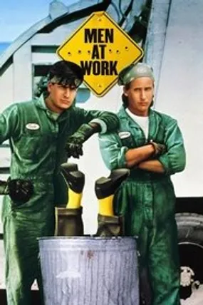 Affiche officielle du film Men at work (1990) en French - Regarder en streaming sur GauloisFlix