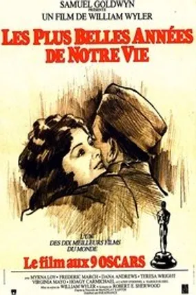 Affiche officielle du film Les Plus Belles Années de notre vie (1946) en French - Regarder en streaming sur GauloisFlix