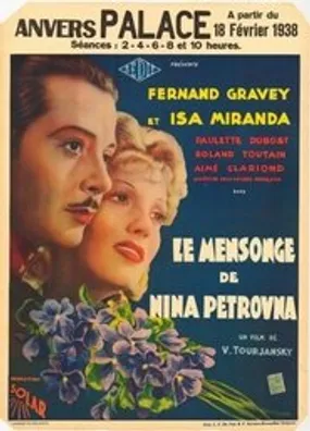 Affiche officielle du film Le Mensonge de Nina Petrovna (1937) en French - Regarder en streaming sur GauloisFlix