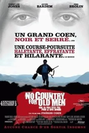 Affiche officielle du film No Country for Old Men (2007) en TrueFrench - HDLight - Regarder en streaming sur GauloisFlix
