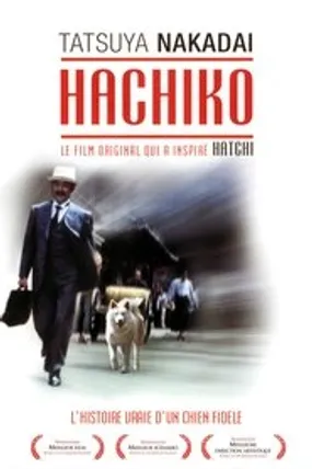 Affiche officielle du film Hachiko, l'histoire vraie d'un chien fidèle (1987) en VOSTFR - HDLight - Regarder en streaming sur GauloisFlix