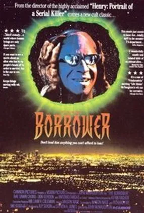 Affiche officielle du film Borrower : Le voleur de tête (1991) en TrueFrench - HDLight - Regarder en streaming sur GauloisFlix