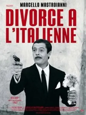 Affiche officielle du film Divorce à l'italienne (1961) en French - Regarder en streaming sur GauloisFlix