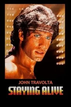 Affiche officielle du film Staying Alive (1983) en French - DVDRIP - Regarder en streaming sur GauloisFlix