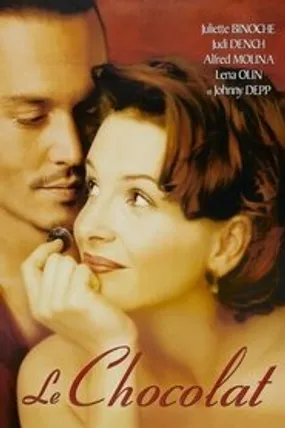 Affiche officielle du film Le Chocolat (2000) en TrueFrench - HDLight - Regarder en streaming sur GauloisFlix