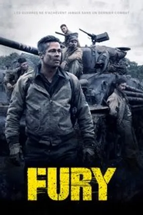 Affiche officielle du film Fury (2014) en TrueFrench - HDLight - Regarder en streaming sur GauloisFlix