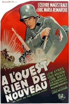 Affiche officielle du film À l'ouest, rien de nouveau (1930) en TrueFrench - HDLight - Regarder en streaming sur GauloisFlix