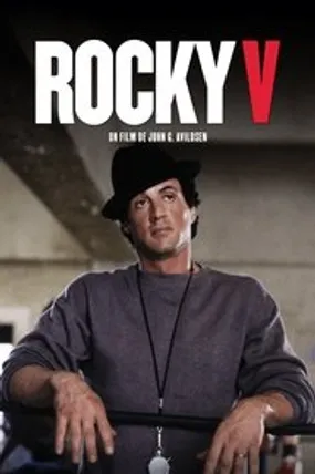 Affiche officielle du film Rocky V (1990) en TrueFrench - HDLight - Regarder en streaming sur GauloisFlix