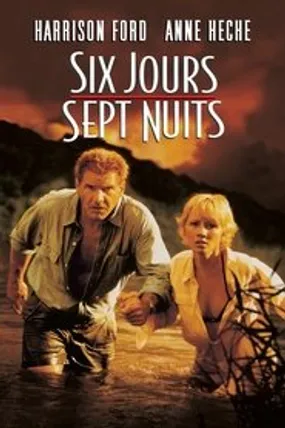 Affiche officielle du film Six jours sept nuits (1998) en TrueFrench - HDLight - Regarder en streaming sur GauloisFlix