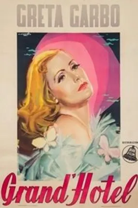 Affiche officielle du film Grand Hotel (1932) en TrueFrench - HDLight - Regarder en streaming sur GauloisFlix