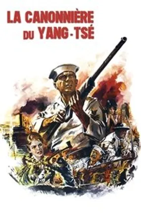 Affiche officielle du film La Canonnière du Yang-Tse (1966) en TrueFrench - HDLight - Regarder en streaming sur GauloisFlix