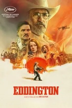 Affiche officielle du film Eddington (2025) en French - HDLight - Regarder en streaming sur GauloisFlix