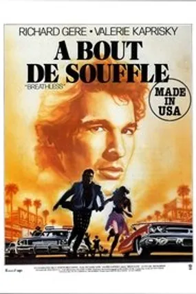 Affiche officielle du film À bout de souffle made in USA (1983) en TrueFrench - HDLight - Regarder en streaming sur GauloisFlix