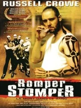 Affiche officielle du film Romper Stomper (1992) en TrueFrench - HDLight - Regarder en streaming sur GauloisFlix