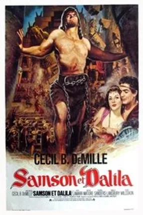 Affiche officielle du film Samson et Dalila (1949) en TrueFrench - DVDRIP - Regarder en streaming sur GauloisFlix