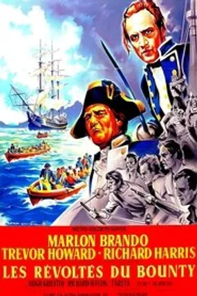 Affiche officielle du film Les révoltés du Bounty (1962) en French - Regarder en streaming sur GauloisFlix