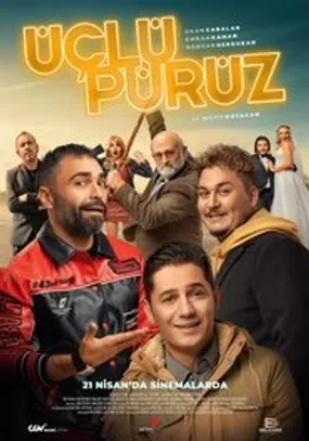 Affiche officielle du film Üçlü Pürüz (2023) en French - Bdrip LD - Regarder en streaming sur GauloisFlix