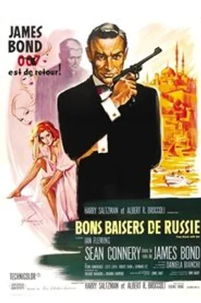 Affiche officielle du film Bons baisers de Russie (1963) en TrueFrench - HDLight - Regarder en streaming sur GauloisFlix