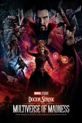 Affiche officielle du film Doctor Strange in the Multiverse of Madness (2022) en TrueFrench - HDLight - Regarder en streaming sur GauloisFlix