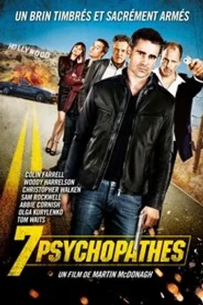 Affiche officielle du film 7 Psychopathes (2012) en French - HDLight - Regarder en streaming sur GauloisFlix