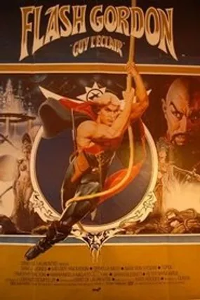 Affiche officielle du film Flash Gordon (1980) en French - Regarder en streaming sur GauloisFlix