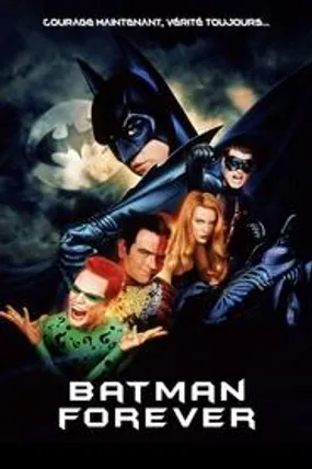 Affiche officielle du film Batman Forever (1995) en TrueFrench - HDLight - Regarder en streaming sur GauloisFlix