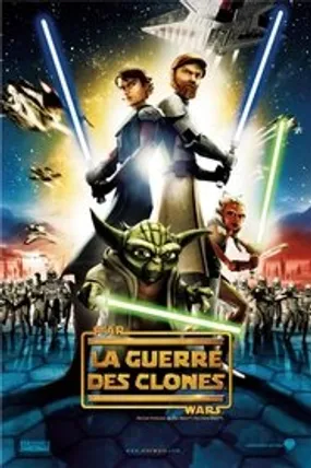 Affiche officielle du film Star Wars : The Clone Wars (2008) en French - HDLight - Regarder en streaming sur GauloisFlix
