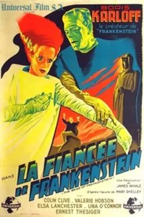 Affiche officielle du film La Fiancée de Frankenstein (1935) en French - Regarder en streaming sur GauloisFlix