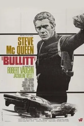Affiche officielle du film Bullitt (1968) en TrueFrench - HDLight - Regarder en streaming sur GauloisFlix