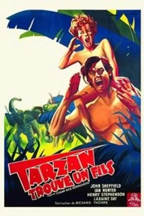 Affiche officielle du film Tarzan trouve un fils (1939) en TrueFrench - DVDRIP - Regarder en streaming sur GauloisFlix