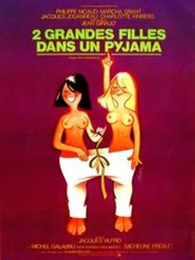 Affiche officielle du film Deux grandes filles dans un pyjama (1974) en French - HDLight - Regarder en streaming sur GauloisFlix