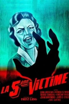 Affiche officielle du film La Cinquième Victime (1956) en French - Regarder en streaming sur GauloisFlix