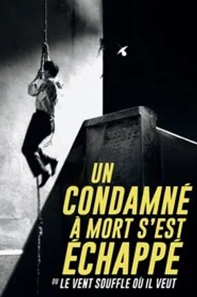 Affiche officielle du film Un condamné à mort s'est échappé (1956) en French - Regarder en streaming sur GauloisFlix